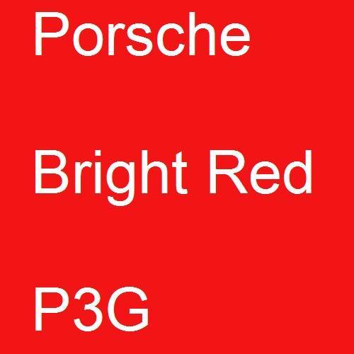 Porsche, Bright Red, P3G.